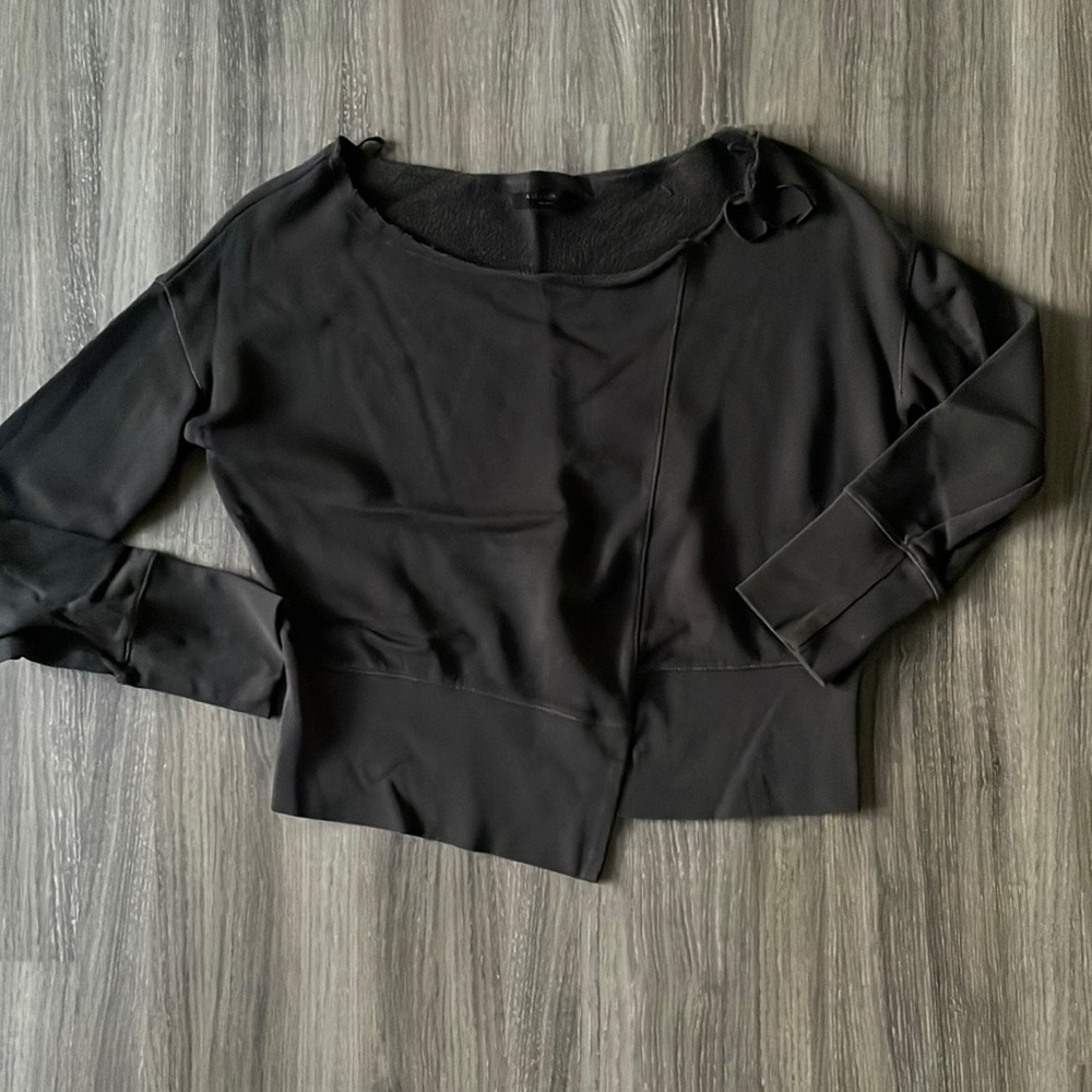 Off the shoulder sweatshirt